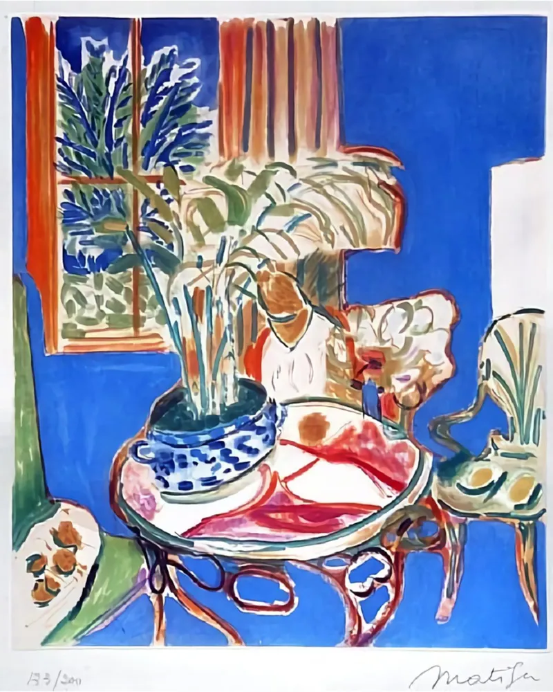 Stile astratto Matisse poster con telaio in alluminio da DODOLAN STORE