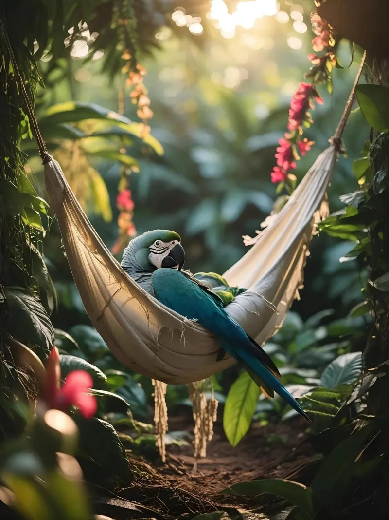 🌿🦜 Ara | Nice and busy... with nothing ;) (2) hahnemühle by Trinkets NL Design Studio