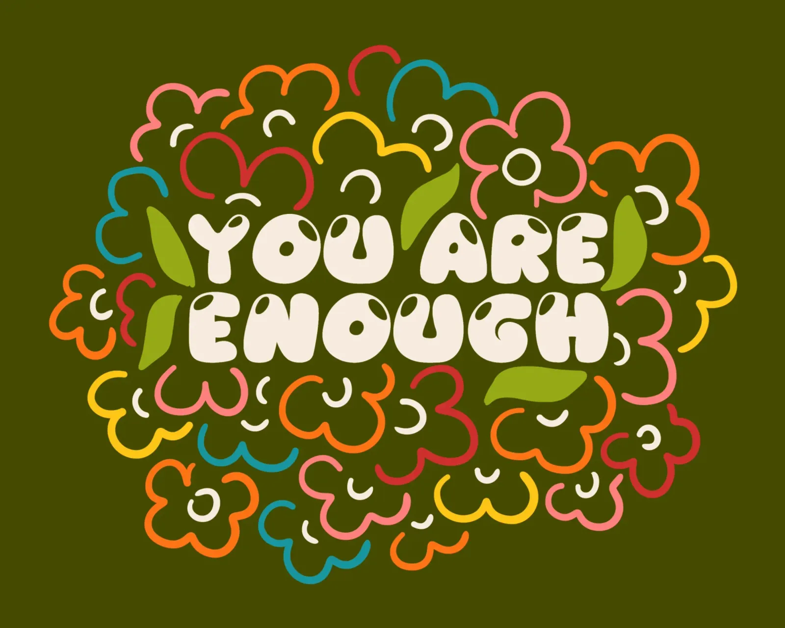 You are enough carta hahnemühle da TijanaArtStudio88