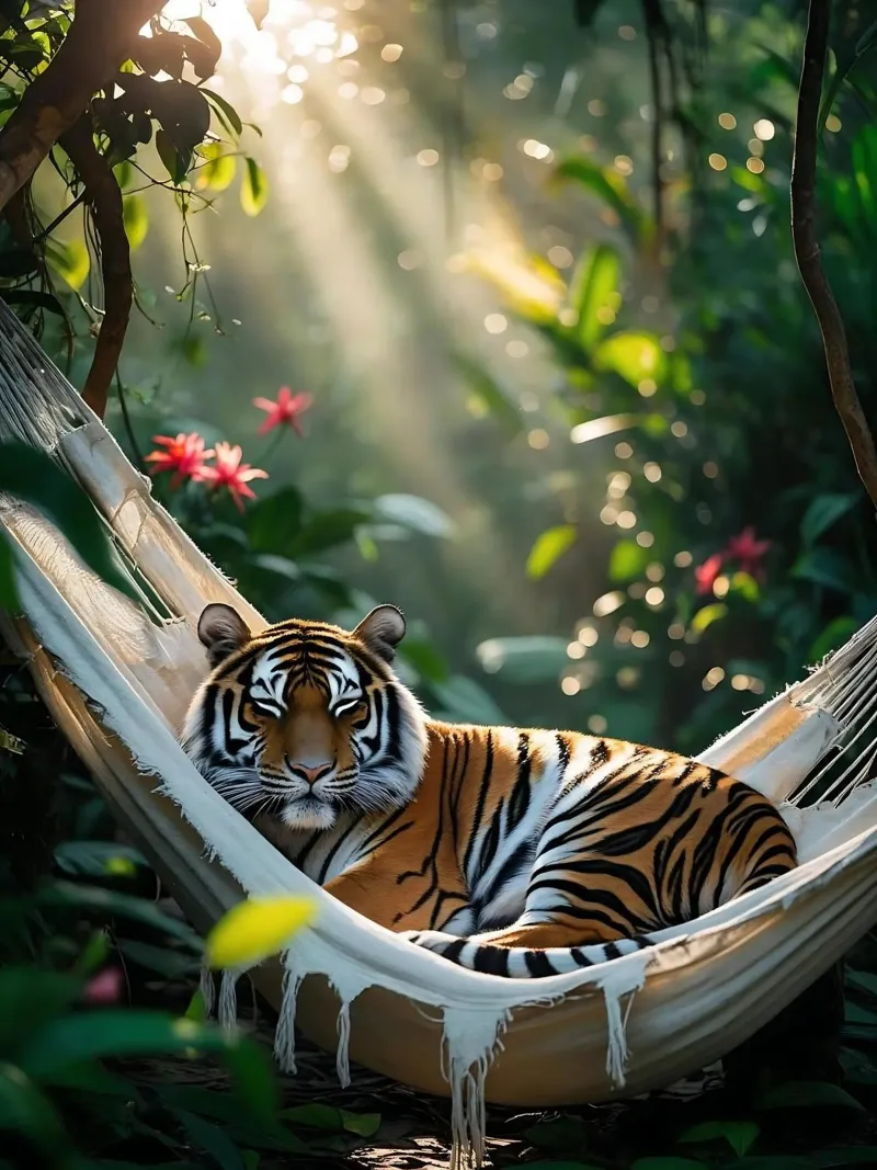 🌿😎 Tigre | Pausa. Potere. Pace. plexiglass da Trinkets NL Design Studio