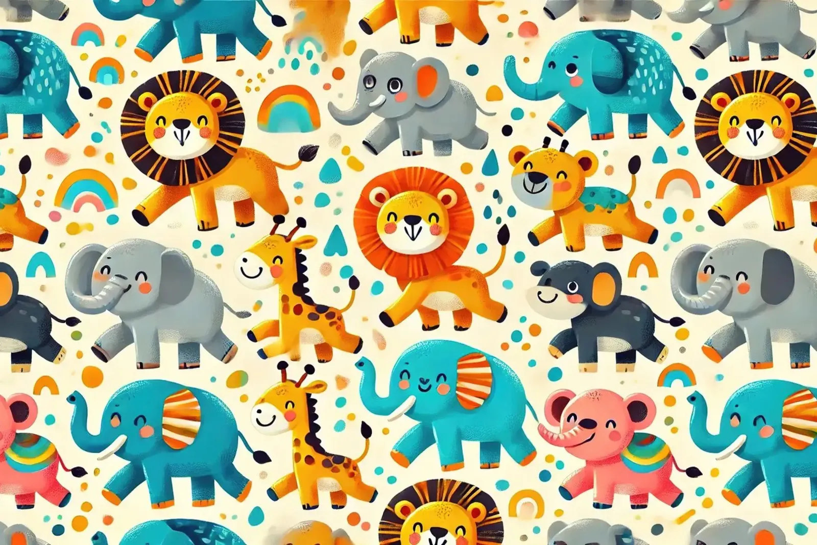 Avventura con gli amici del safari poster da Chromatic Fusion Studio
