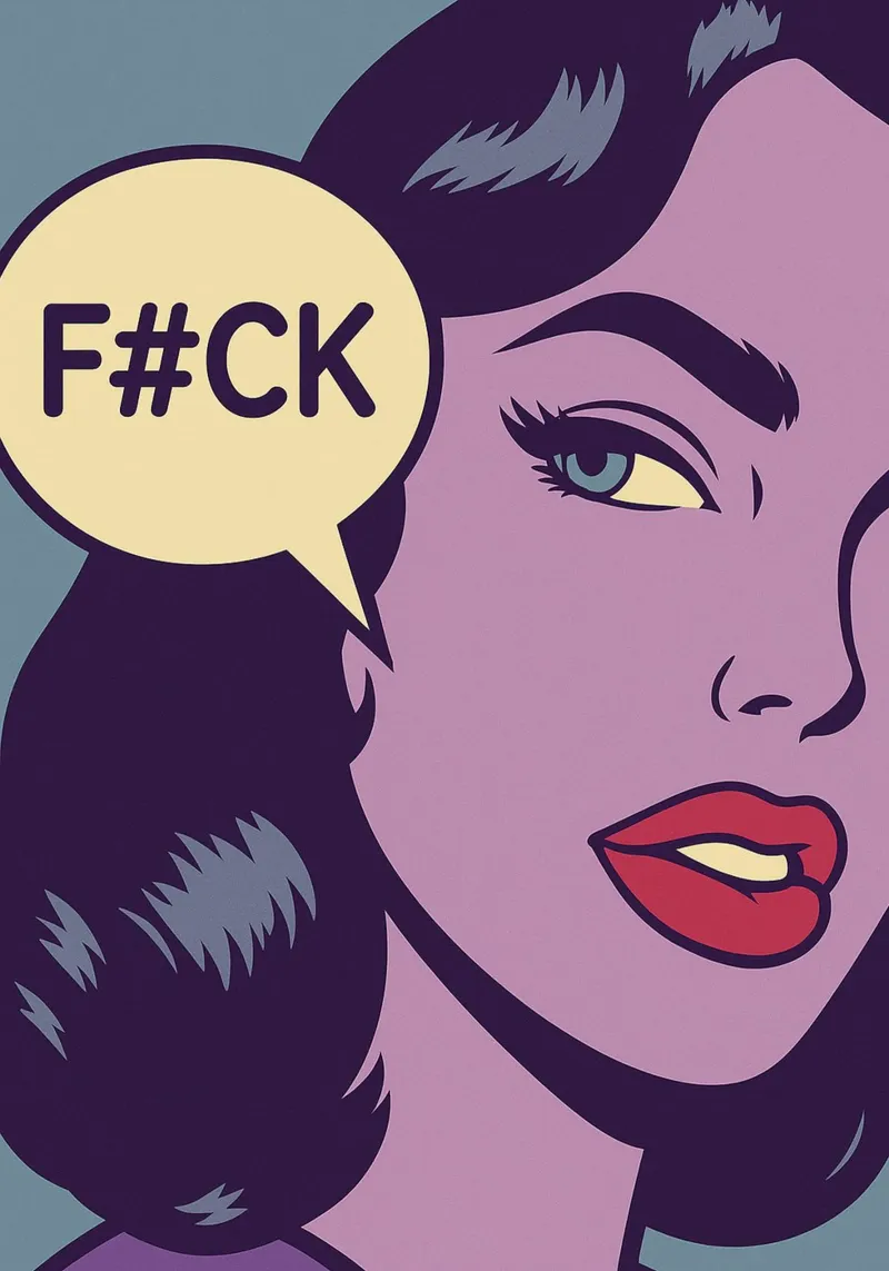 donne faccia arrabbiata poster con telaio in plastica da kadilans