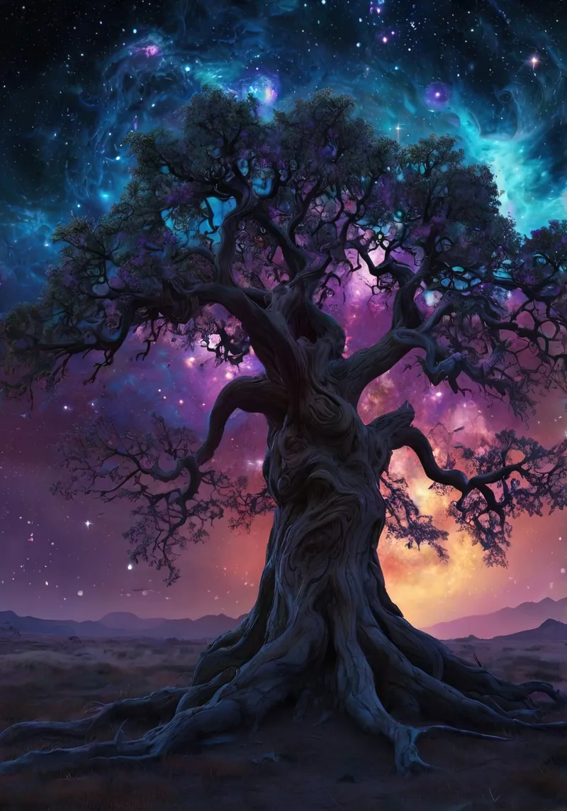 Albero magico 3 poster con telaio in alluminio da Delaney Okuneva