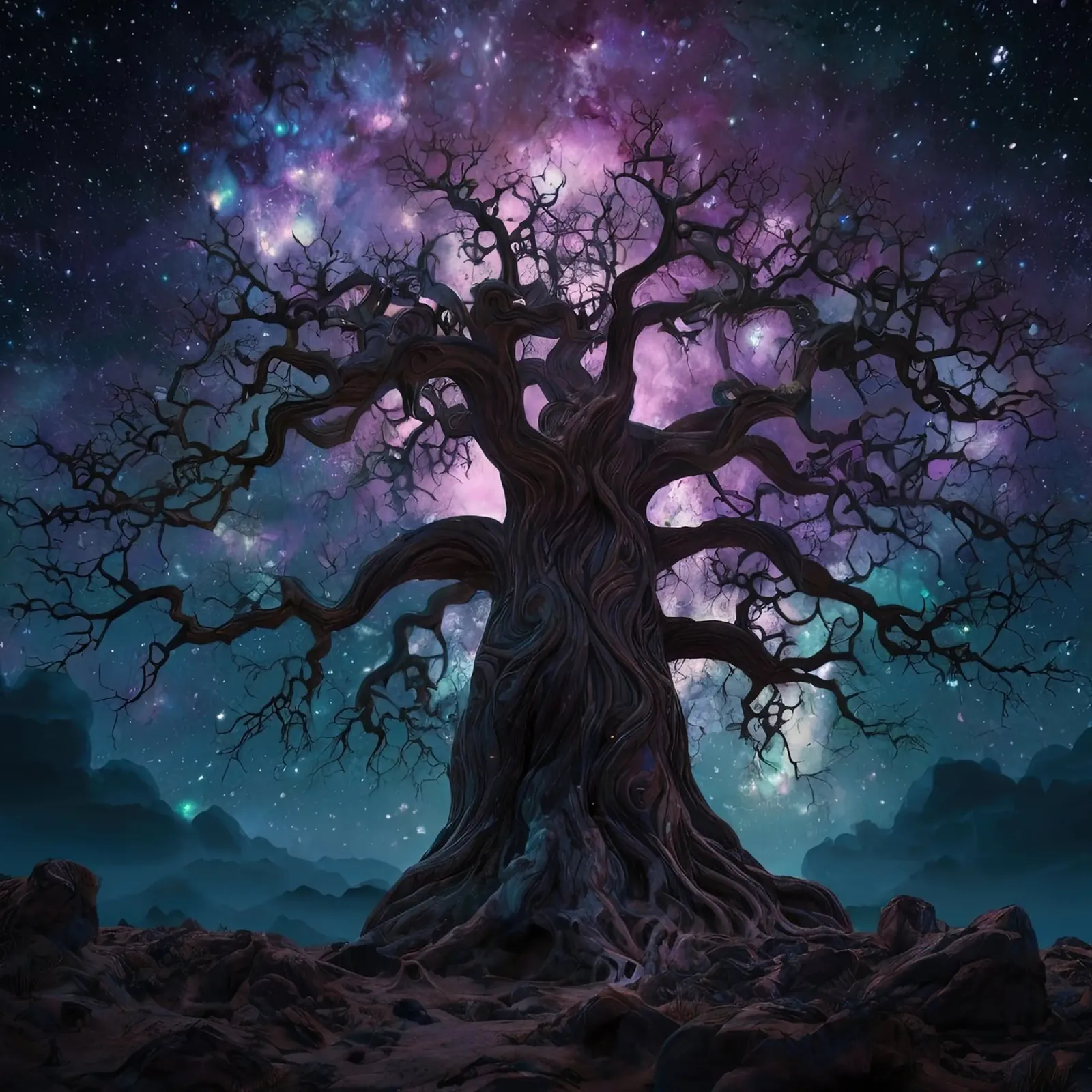 Albero magico 4 poster con telaio in alluminio da Delaney Okuneva