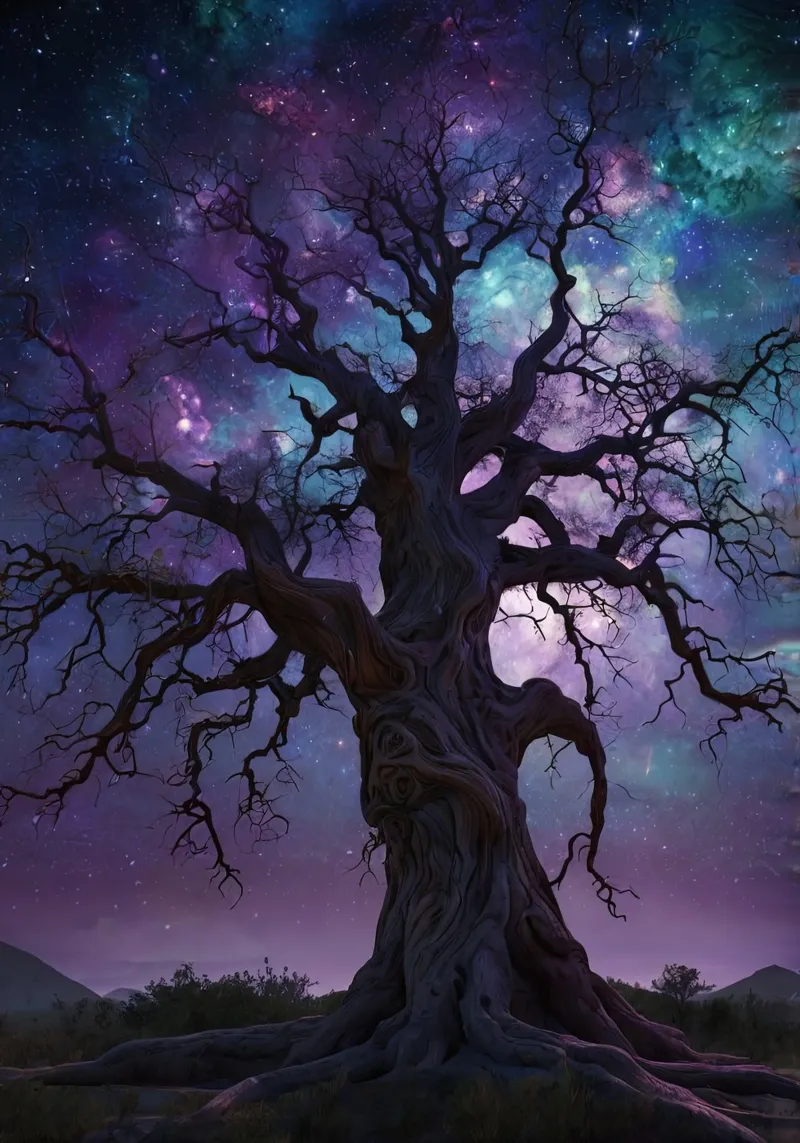 Albero magico 5 poster con telaio in alluminio da Delaney Okuneva