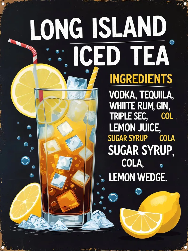 Long Island Iced Tea tela con Cornice a cassetta da Jeff Studio