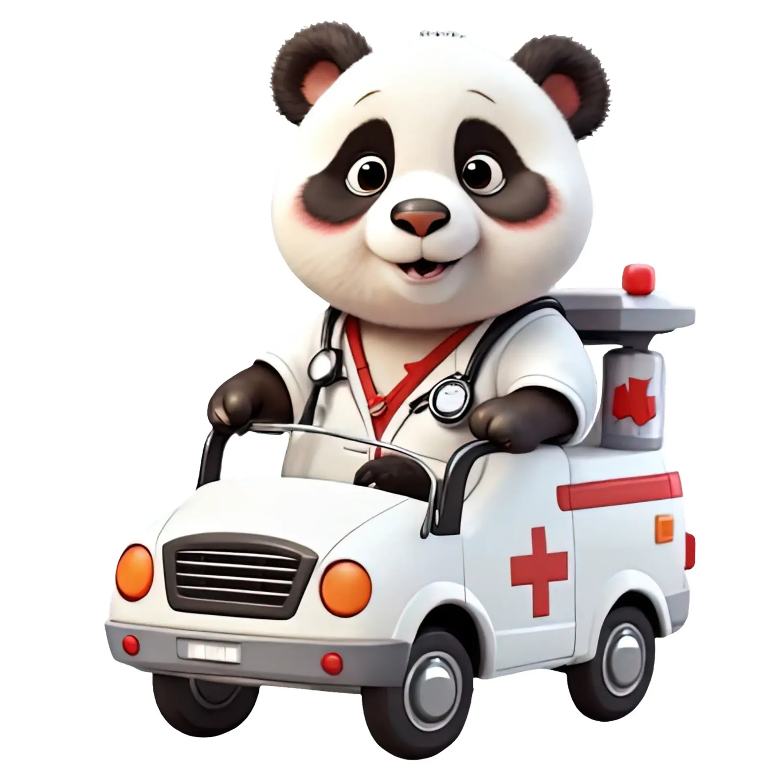 PAnda AMbulance poster da Delaney Okuneva