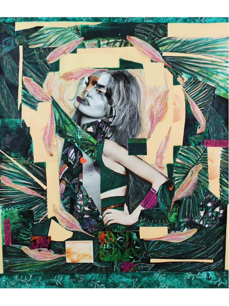 The Jungle inside of me carta hahnemühle da Paperheartmixx
