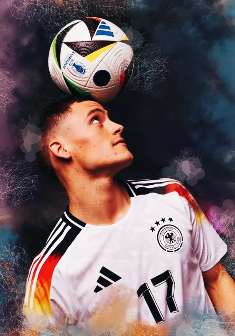 Florian Wirtz - Germania poster con telaio in plastica da Lembayung art