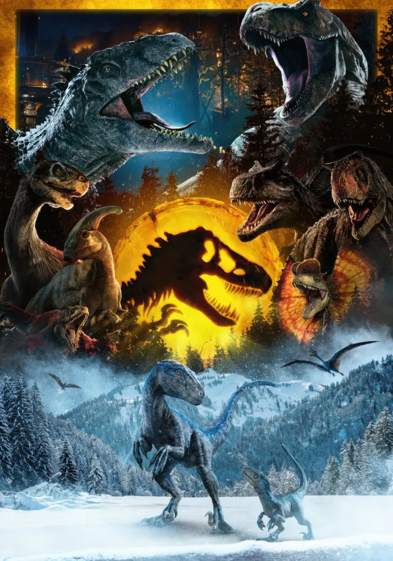 Dominio del mondo giurassico poster da mix mate