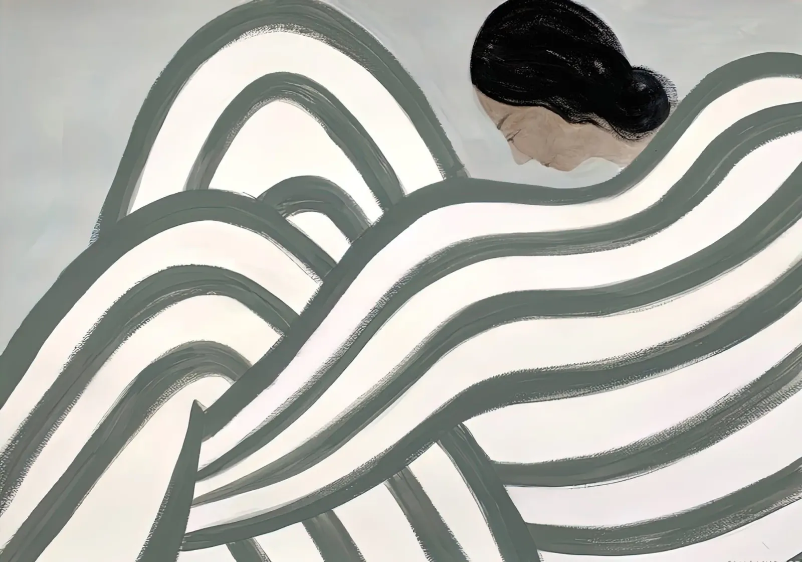 Sofia Lind 49 poster con telaio in legno da William Brown