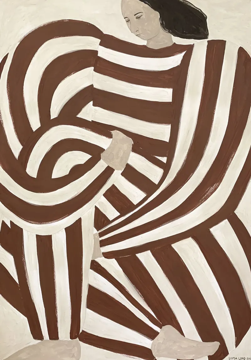 Sofia Lind 54 poster con telaio in plastica da William Brown