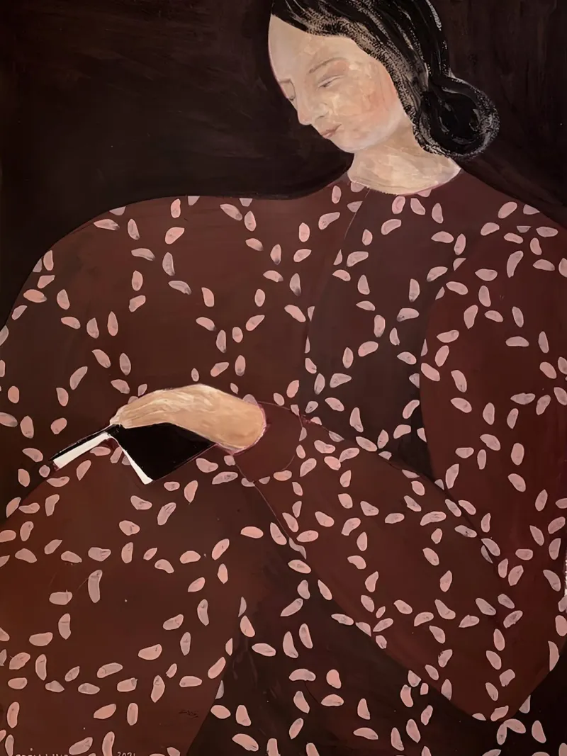 Sofia Lind 61 poster con telaio in legno da William Brown