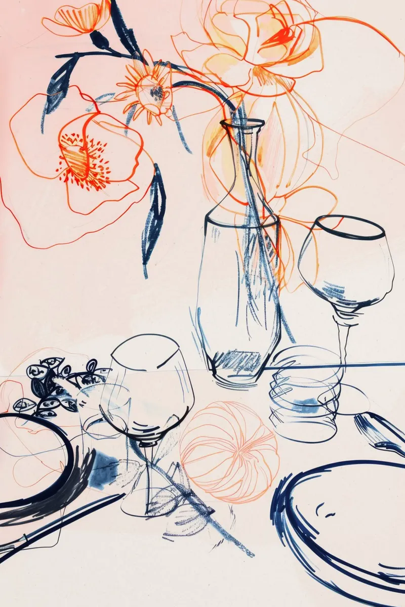 Table Still Life No 1 pellicola backlit da treechild