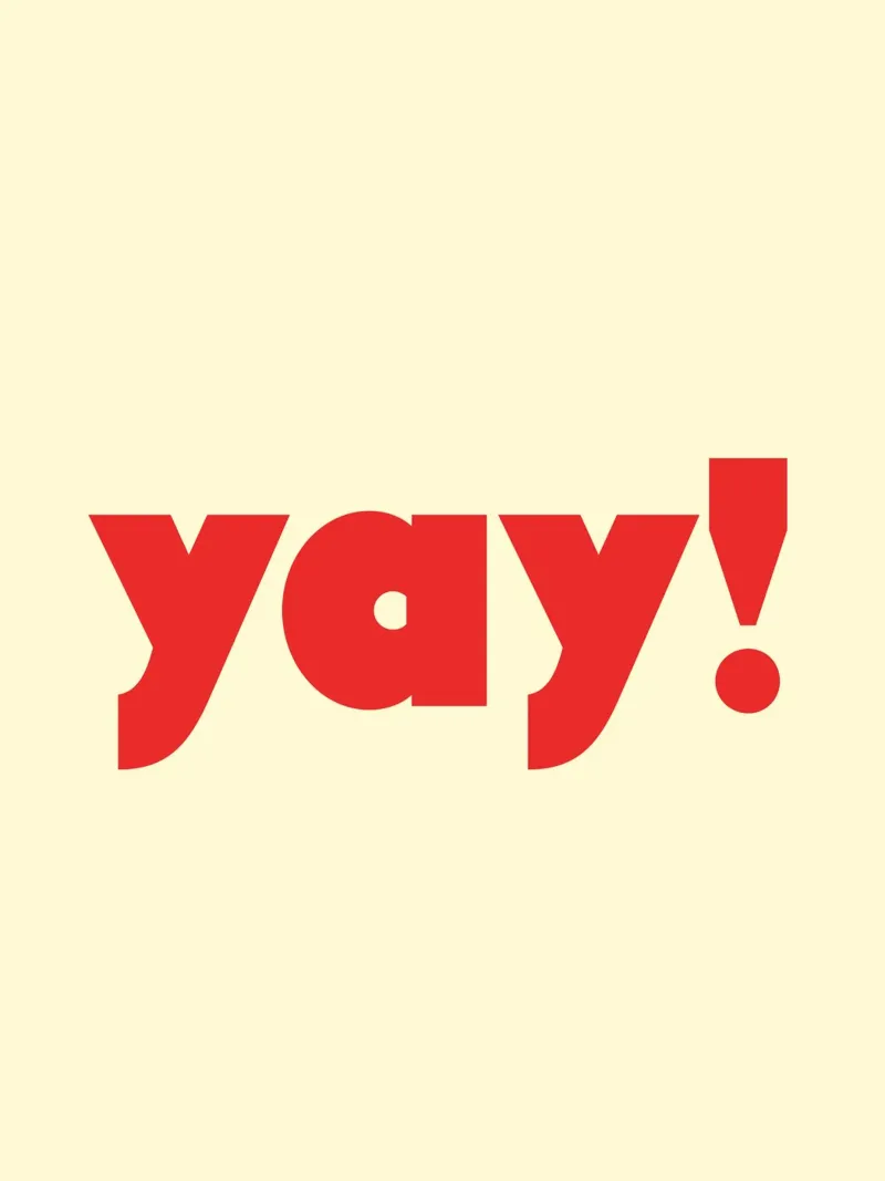 Yay 10 poster con telaio in legno da The Type Club Tokyo