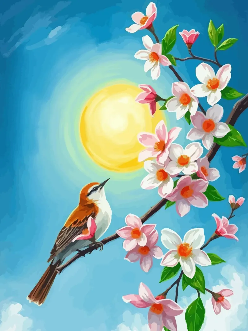 birds under the sun poster da Dumery Art