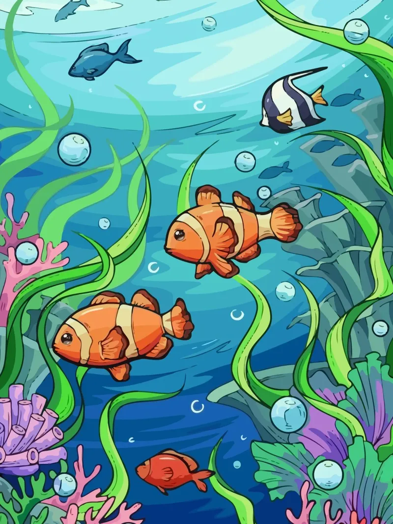 nemo fish poster da Dumery Art