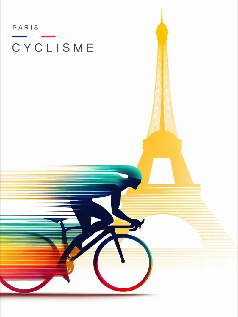 velocità del ciclista tela con Cornice a cassetta da Amber Hughes