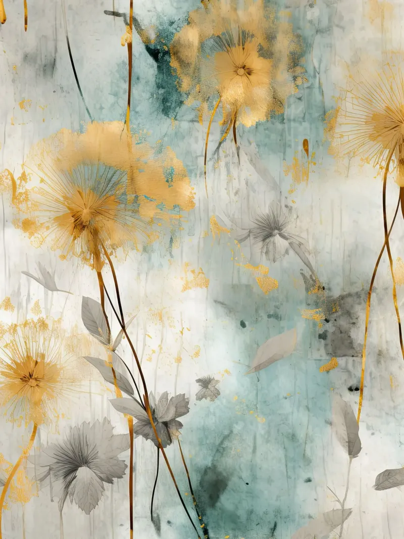 Gemälde 8 Leinwand mit Schattenfugenrahmen von Yaso Design Boho & Botanic