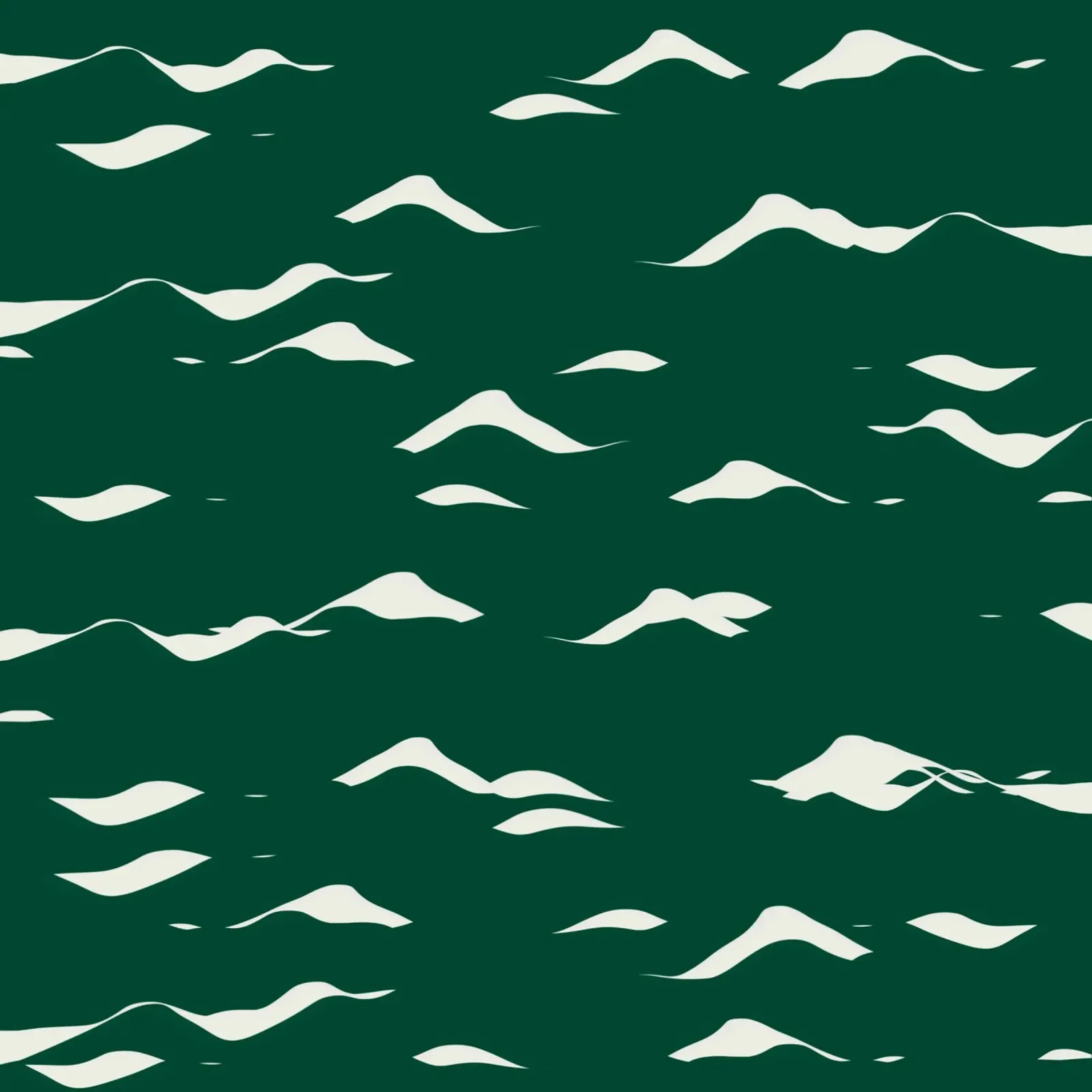 Waves pattern 02 canvas by Little Dean