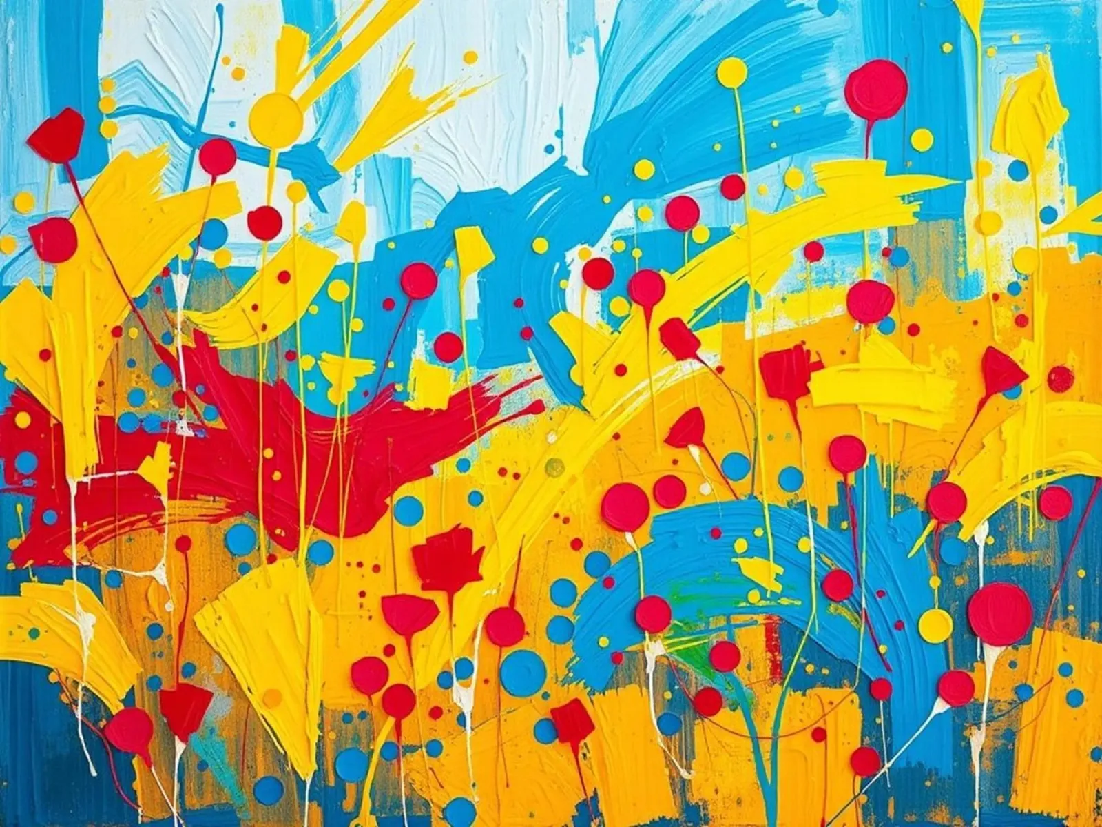 Sunburst Symphony: Una celebrazione strutturata dei campi d'oro a poster con telaio in plastica da Artistic-shop