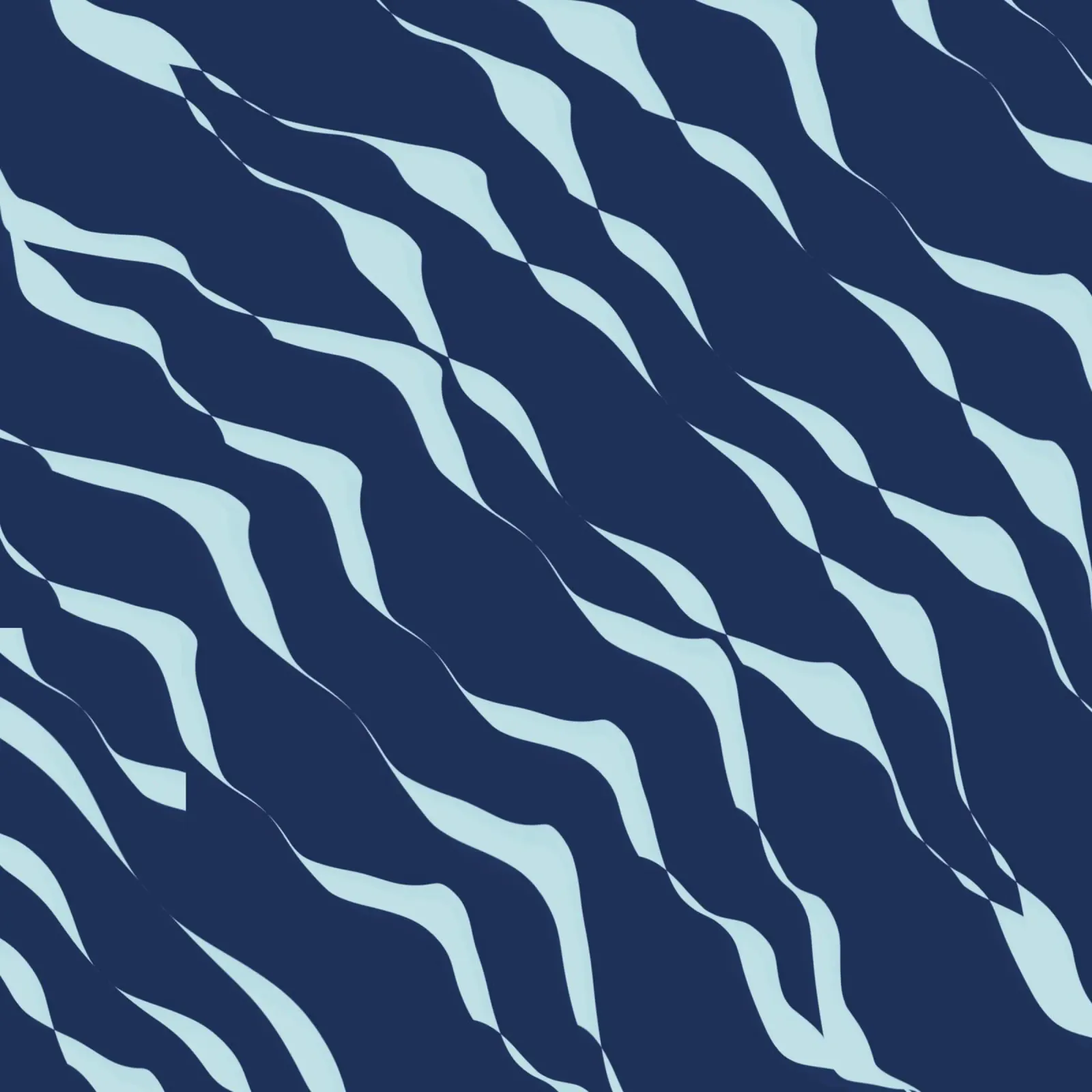 Waves pattern 04 canvas by Little Dean