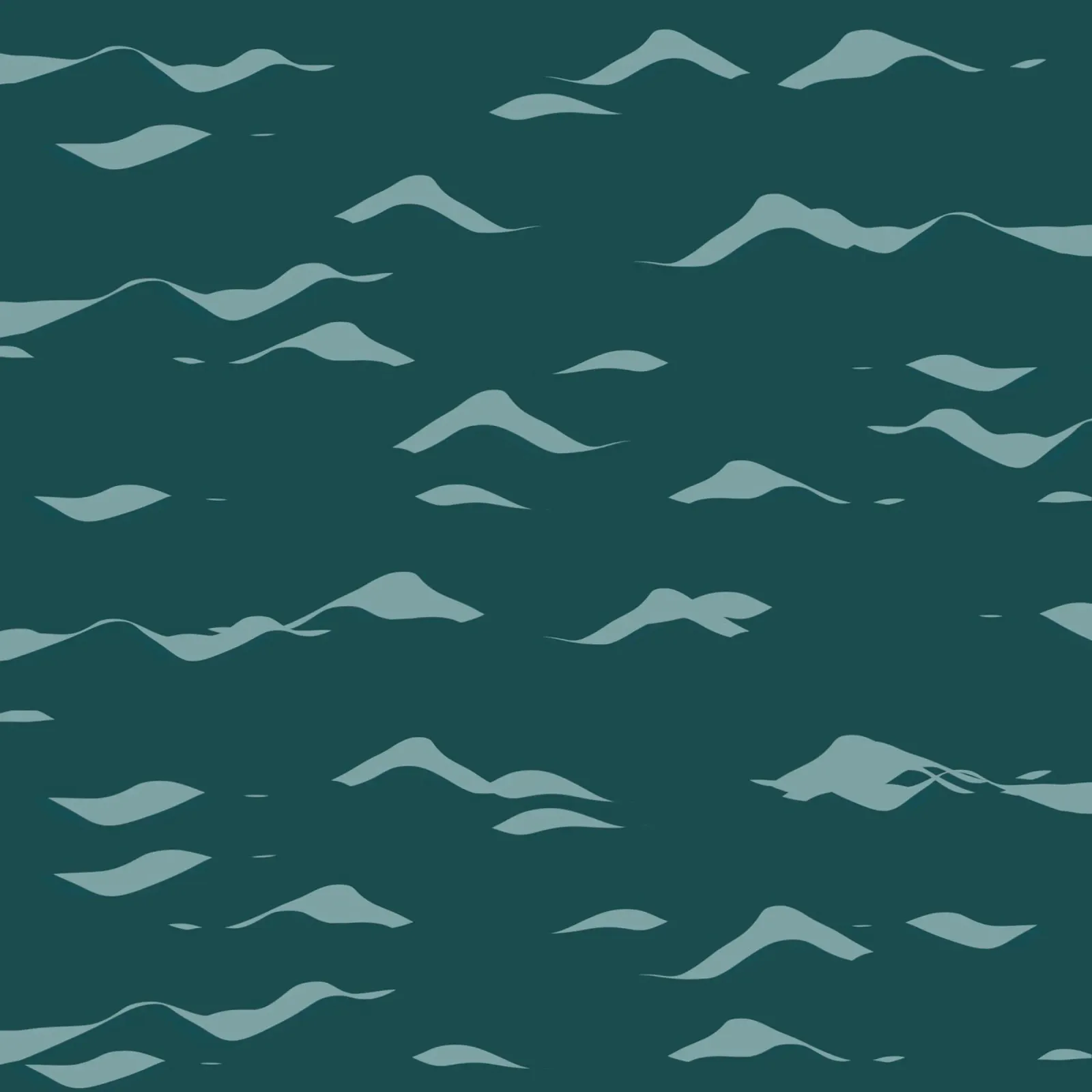 Waves pattern 07 canvas by Little Dean