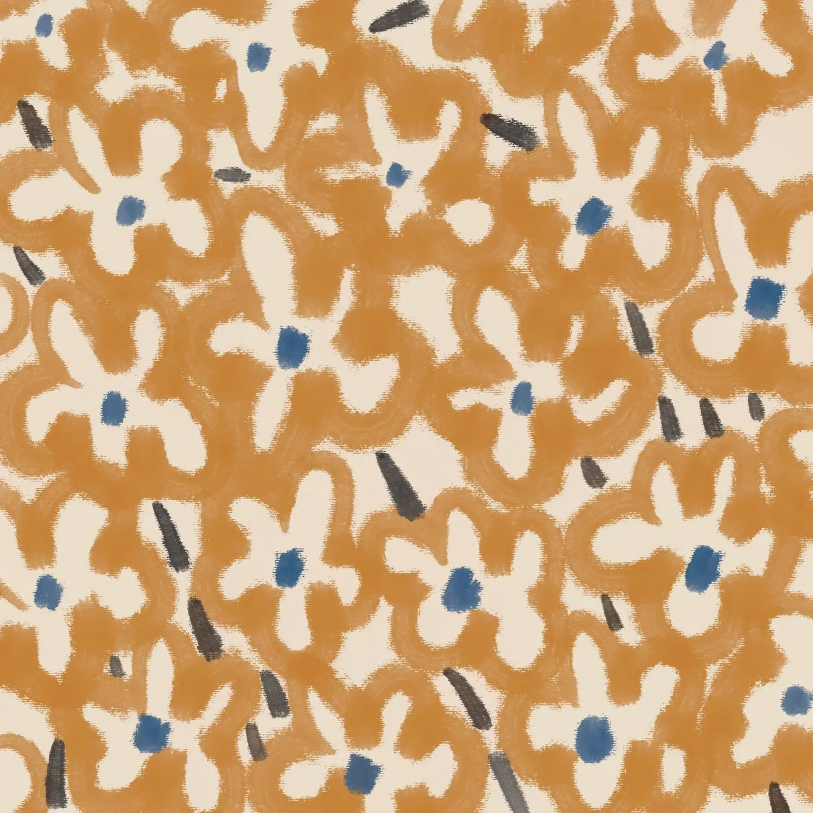 Botanical pattern 08 canvas by Little Dean