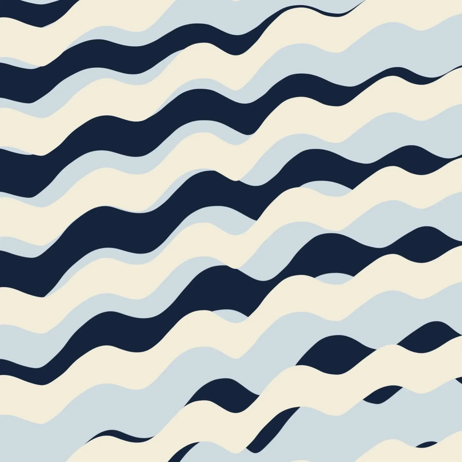 Waves pattern 09 hahnemühle by Little Dean