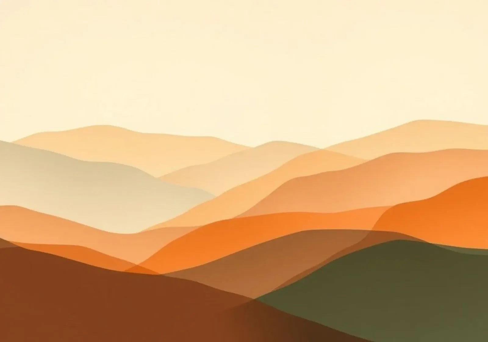 Een gradiënt van aardetinten en rust canvas met Baklijst van Artistic-shop