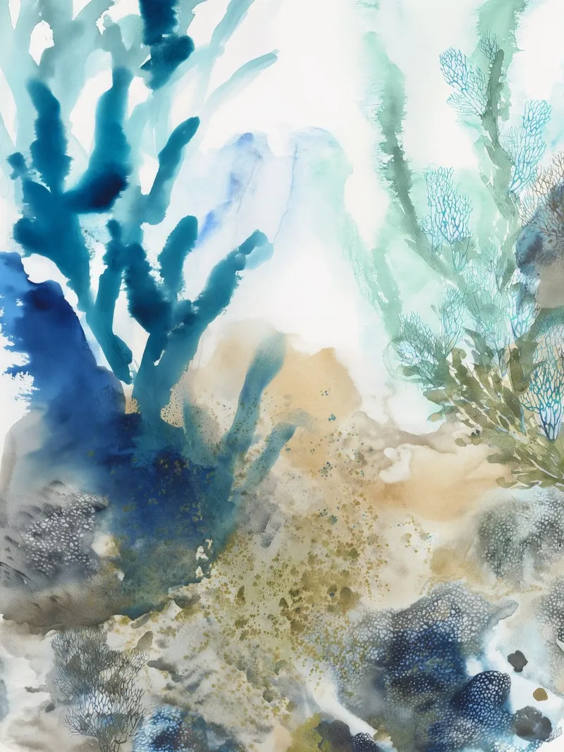 Tidepool Echo canvas met Baklijst van Matthias Keller Studio
