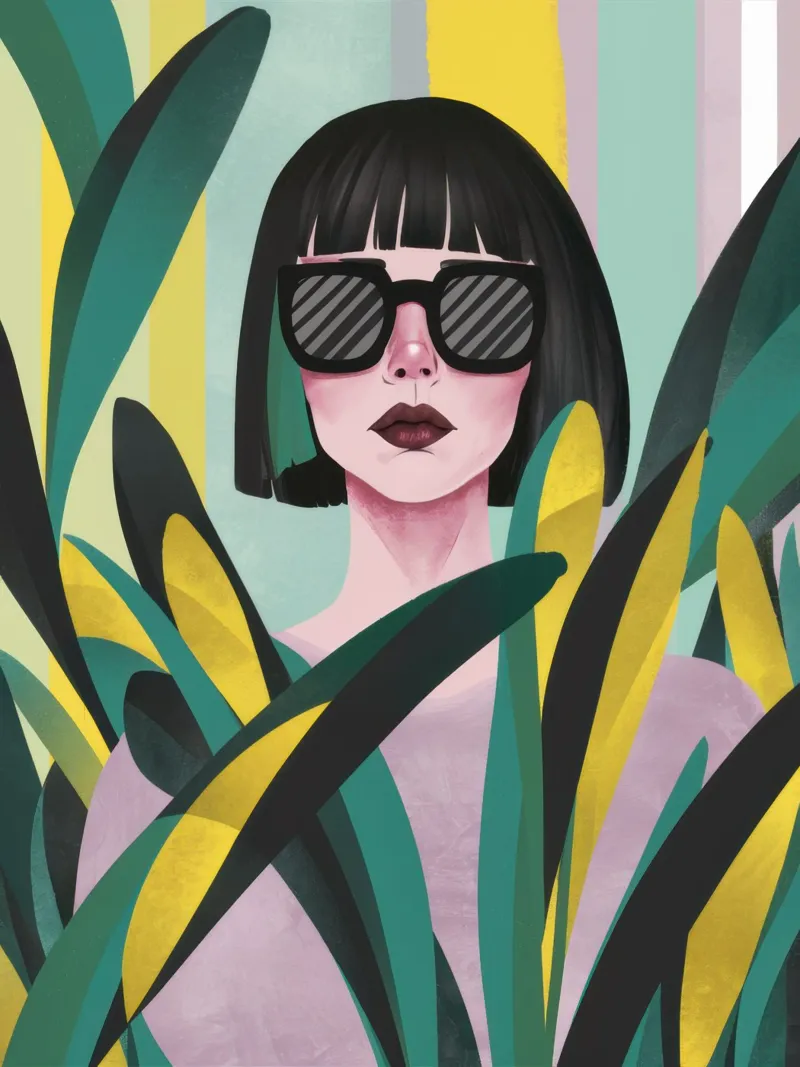 Jungle Hideaway Chic poster da Scaller Stars