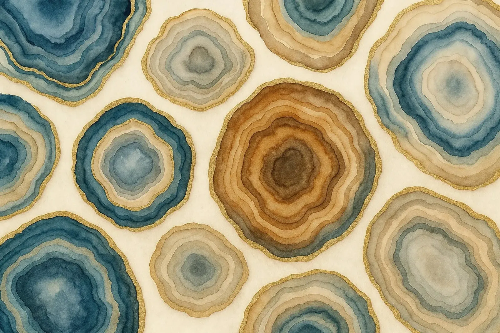 Geode elegantie canvas met Baklijst van Chromatic Fusion Studio