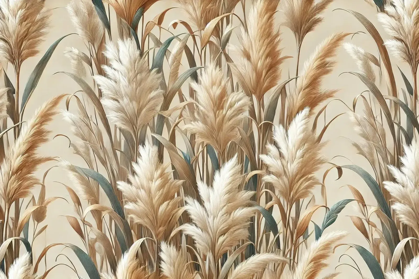 Campo di pampa d'oro poster con telaio in plastica da Chromatic Fusion Studio