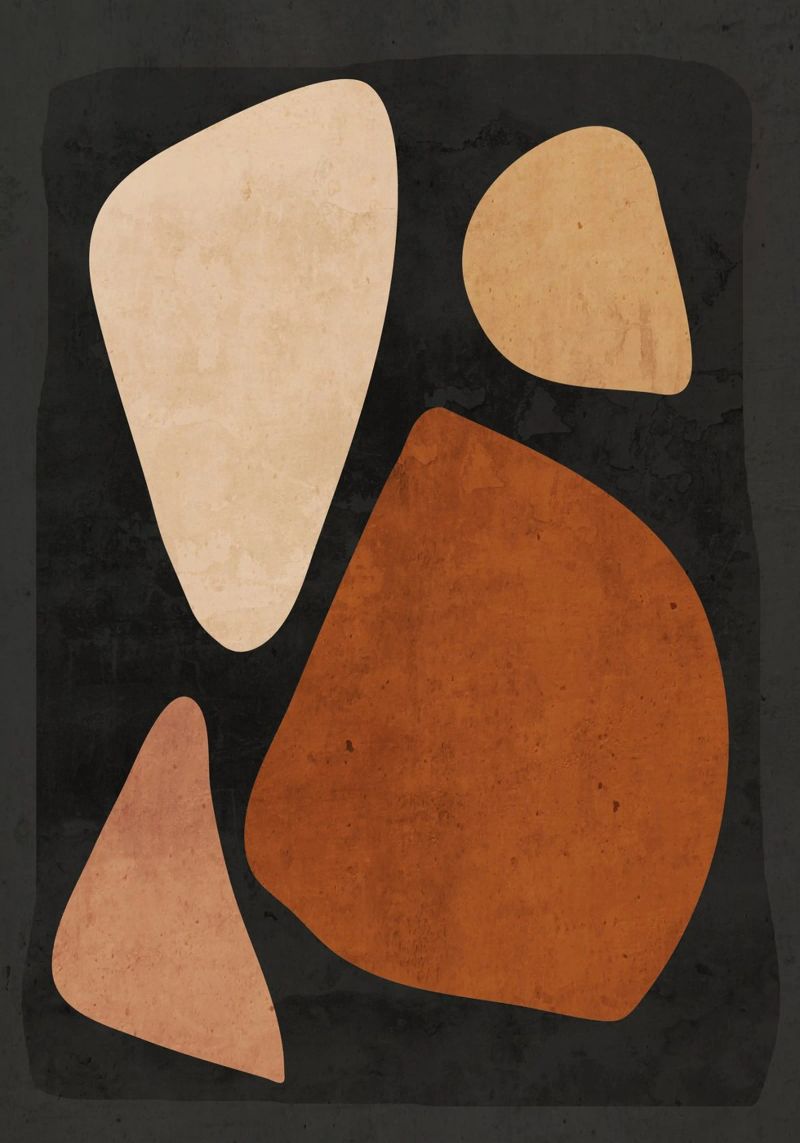 Formes abstraites 47/1 poster de ThingDesign