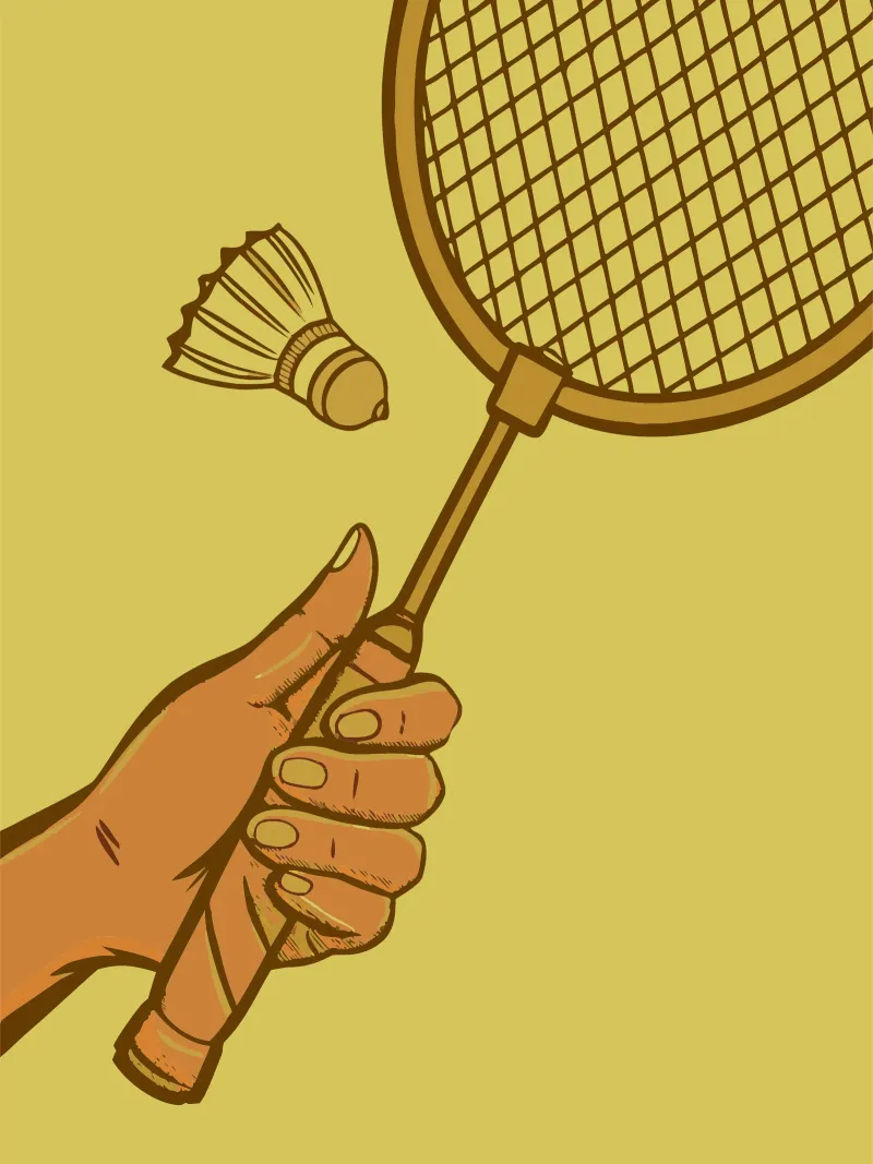 Giocare a badminton poster da SPORTS ONLY