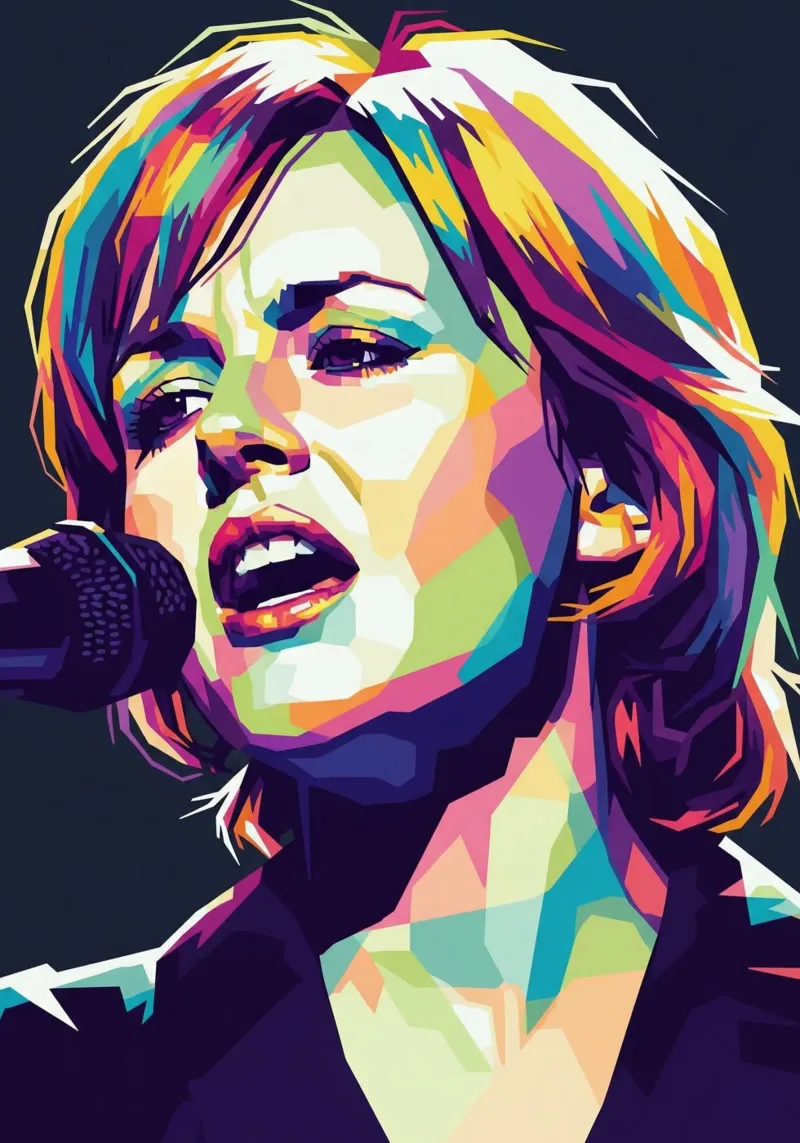 Dolores O'Riordan - The Cranberries #1 poster con telaio in plastica da Hantamrata