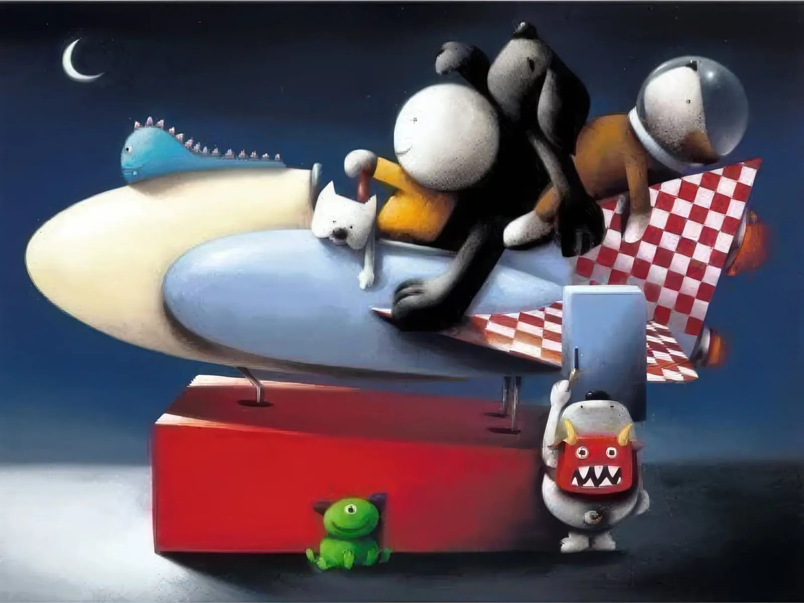 Cadetti dello spazio Doug Hyde poster con telaio in plastica da Hyde Hi