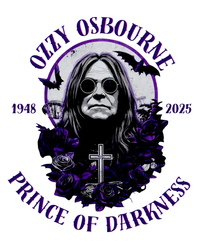 Grazie per tutti i ricordi Ozzy Osbourne poster da https://www.juniqe.com/uk/shop/Henndraws