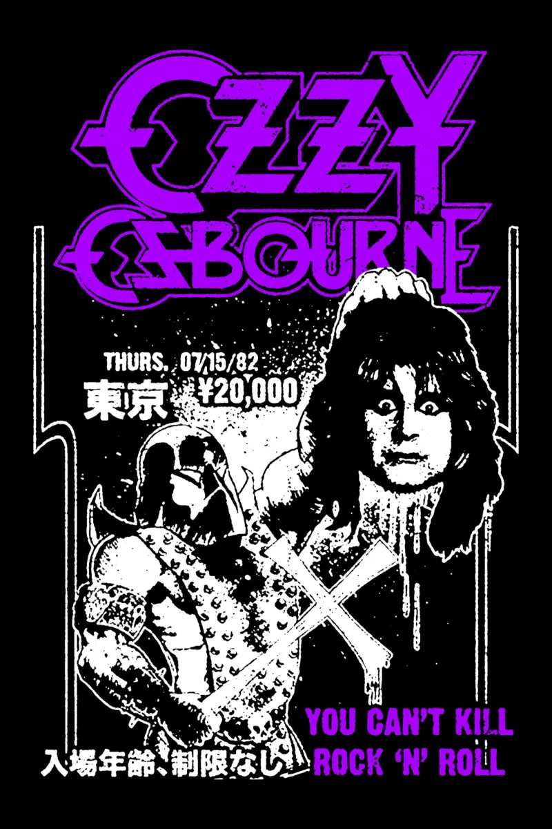 Il principe delle tenebre - Ozzy Osbourne poster da https://www.juniqe.com/uk/shop/Henndraws