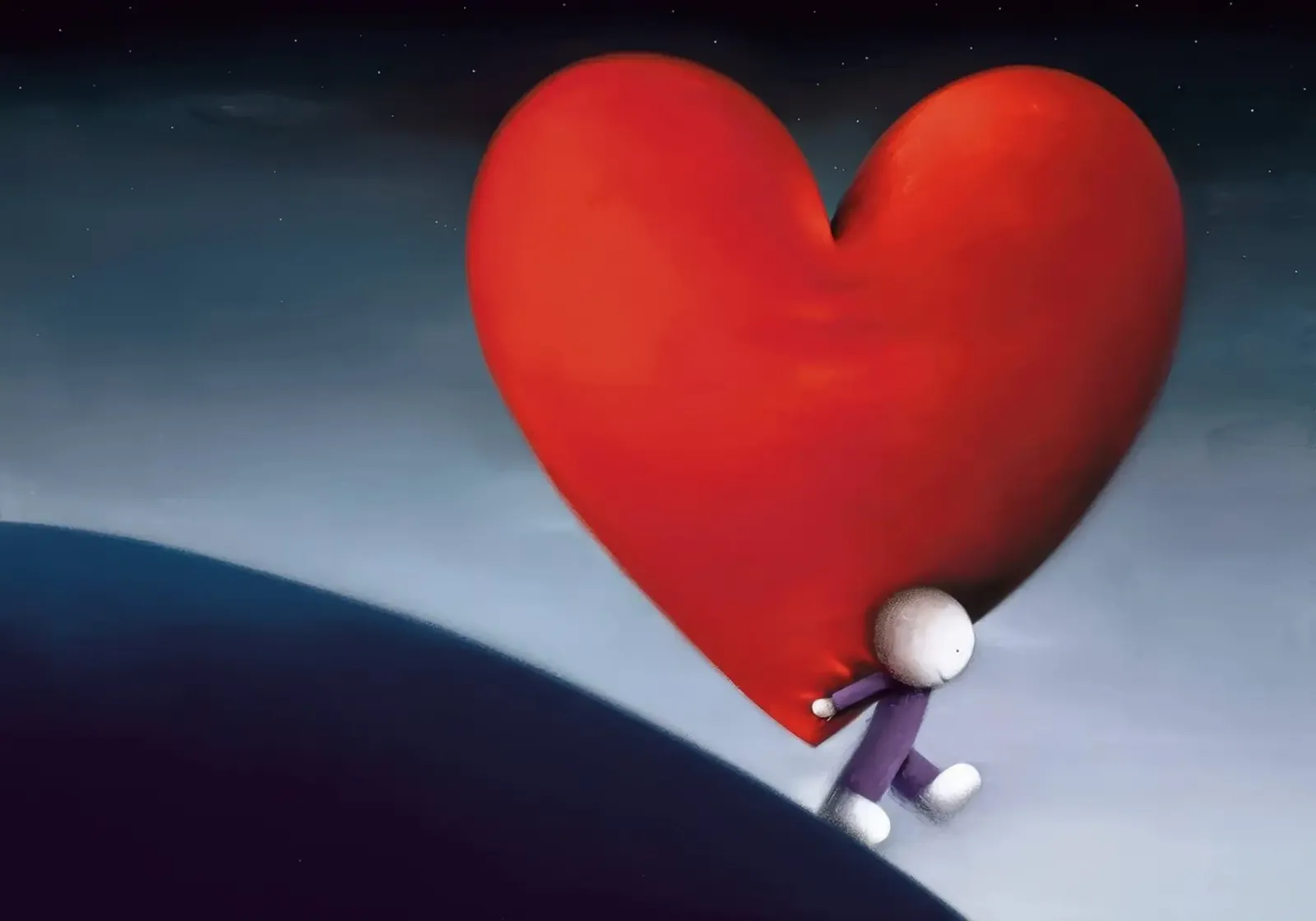 Carico d'amore Doug Hyde poster con telaio in alluminio da Hyde Hi