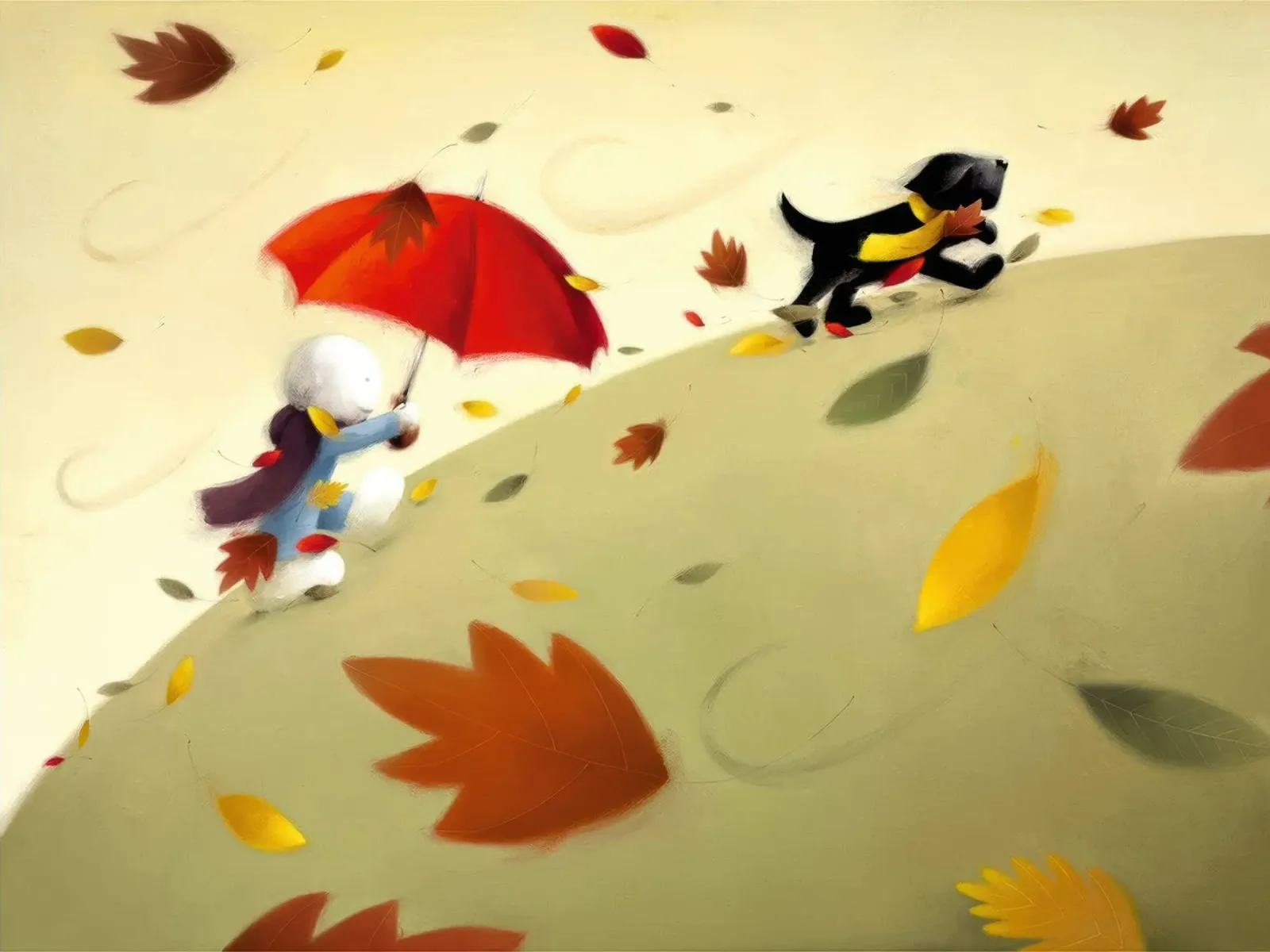 Park Run Doug Hyde poster met aluminium frame van Hyde Hi