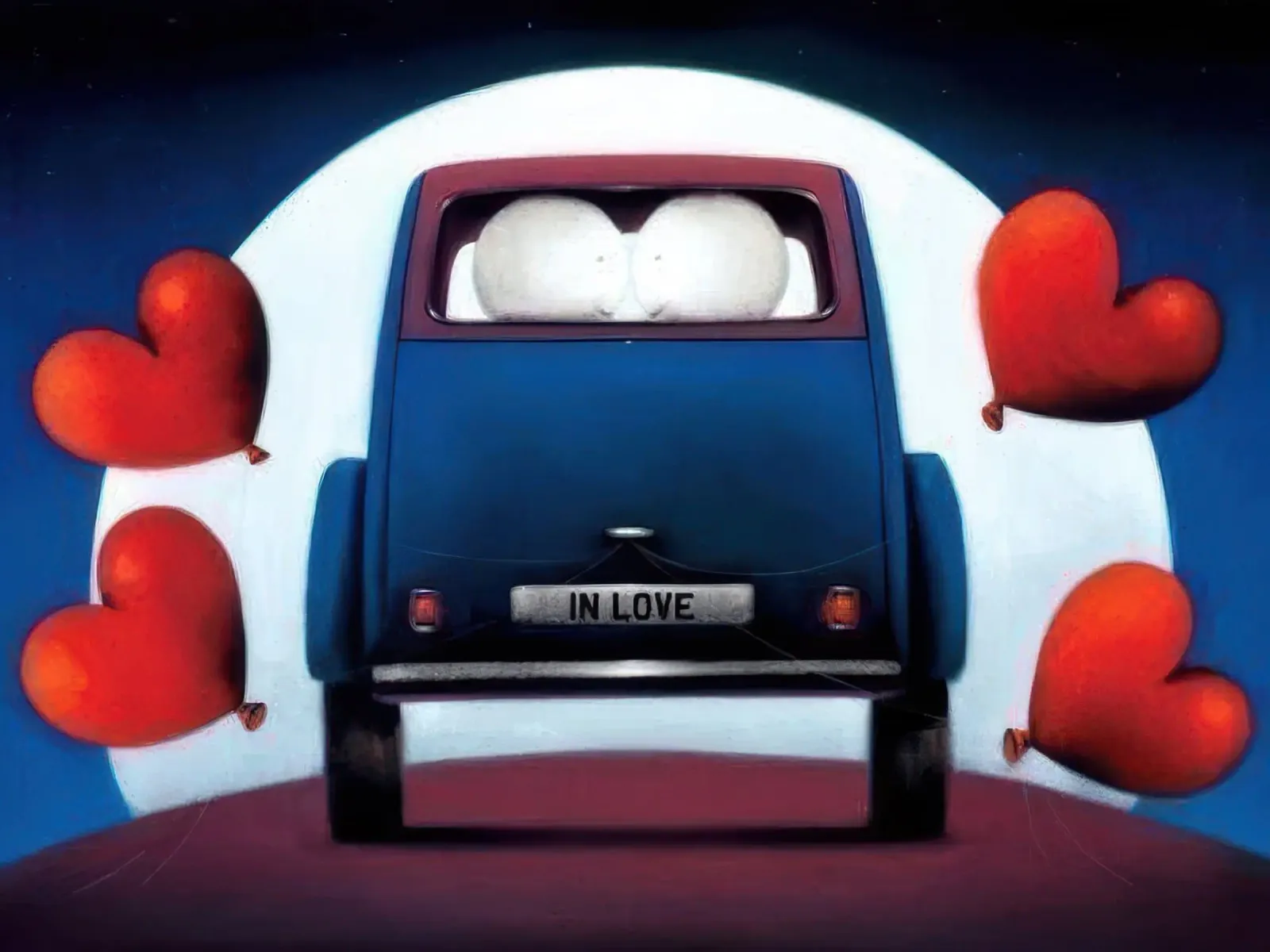 Nog lang en gelukkig Doug Hyde poster met aluminium frame van Hyde Hi