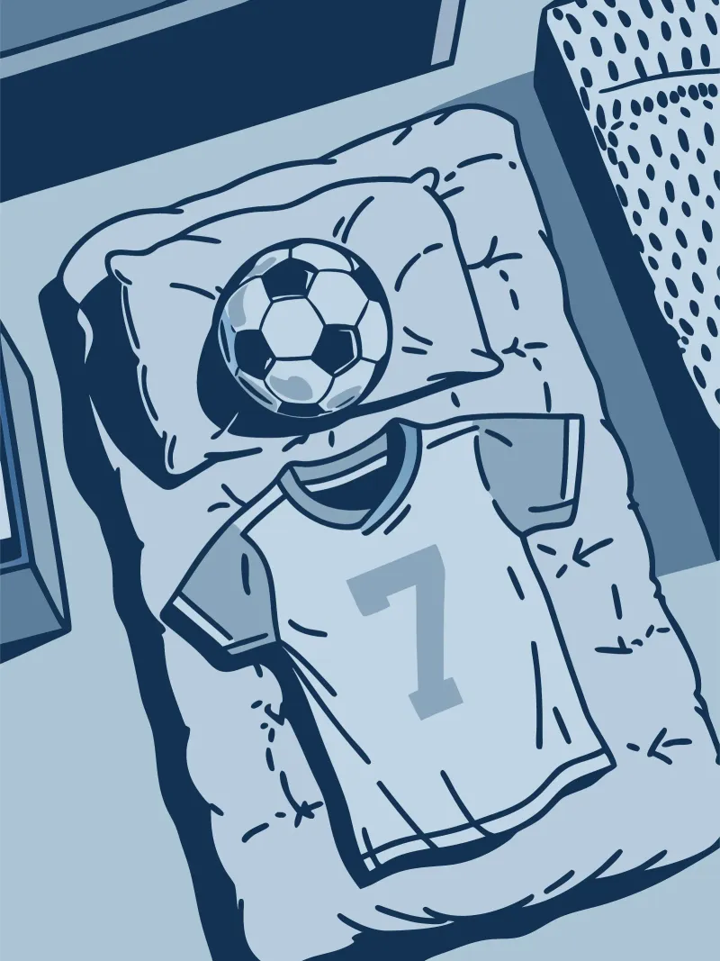 Maglia da calcio poster con telaio in plastica da SPORTS ONLY