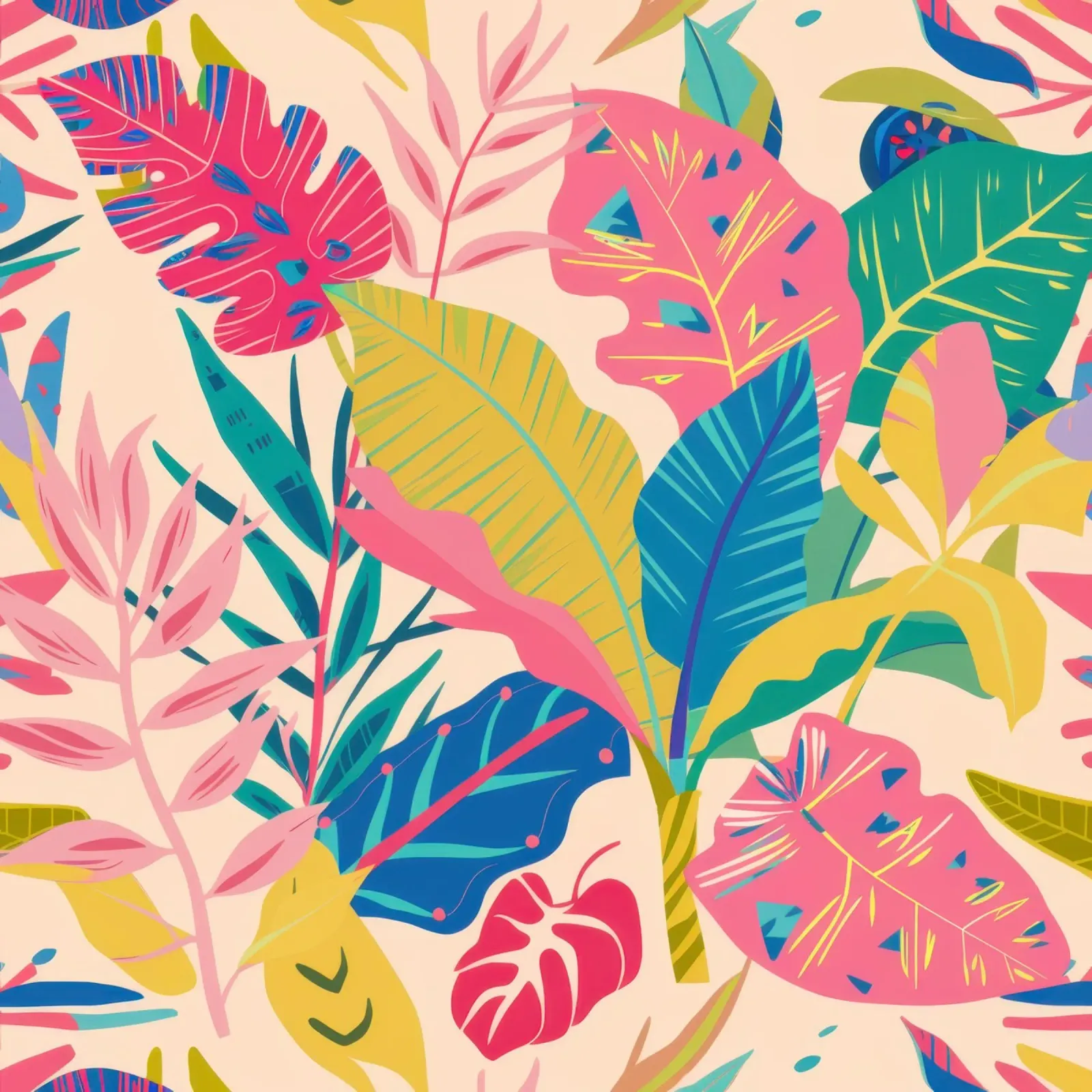 Roseate Jungle Haze poster con telaio in plastica da Snow Mist