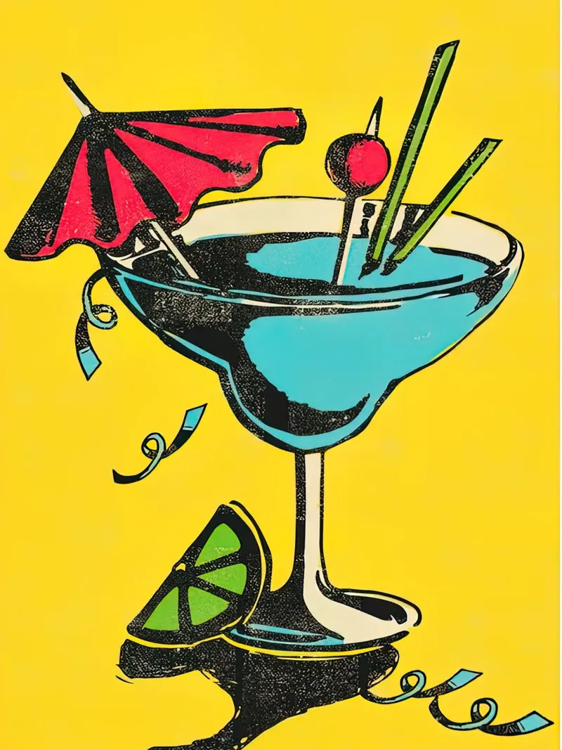 Cocktail Rocket68 poster da Stacey Stubbs