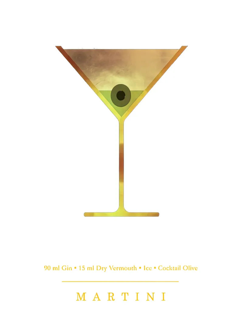 Martini Cocktail poster da Stacey Stubbs
