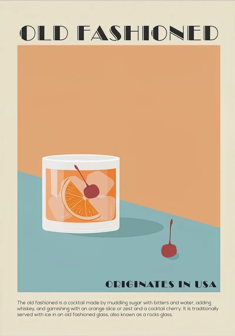 vecchio stile poster con telaio in plastica da Stacey Stubbs