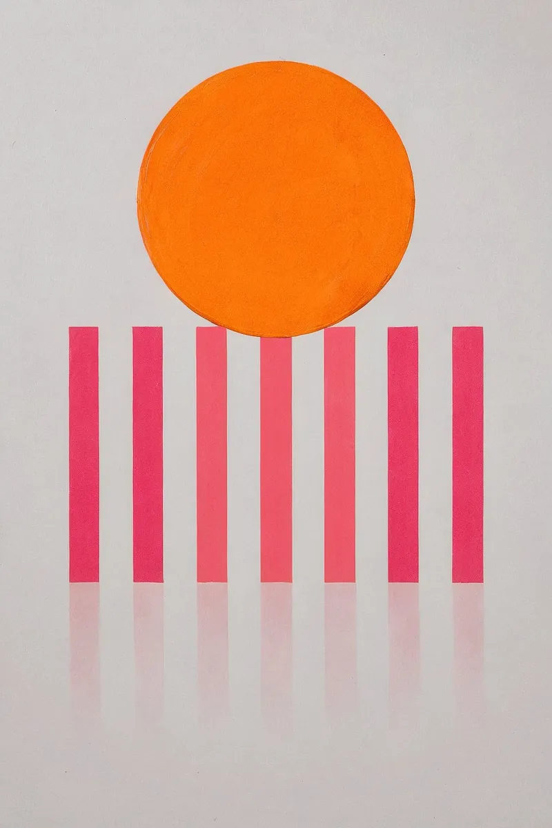 Sun Over Structure canvas by SMPLE