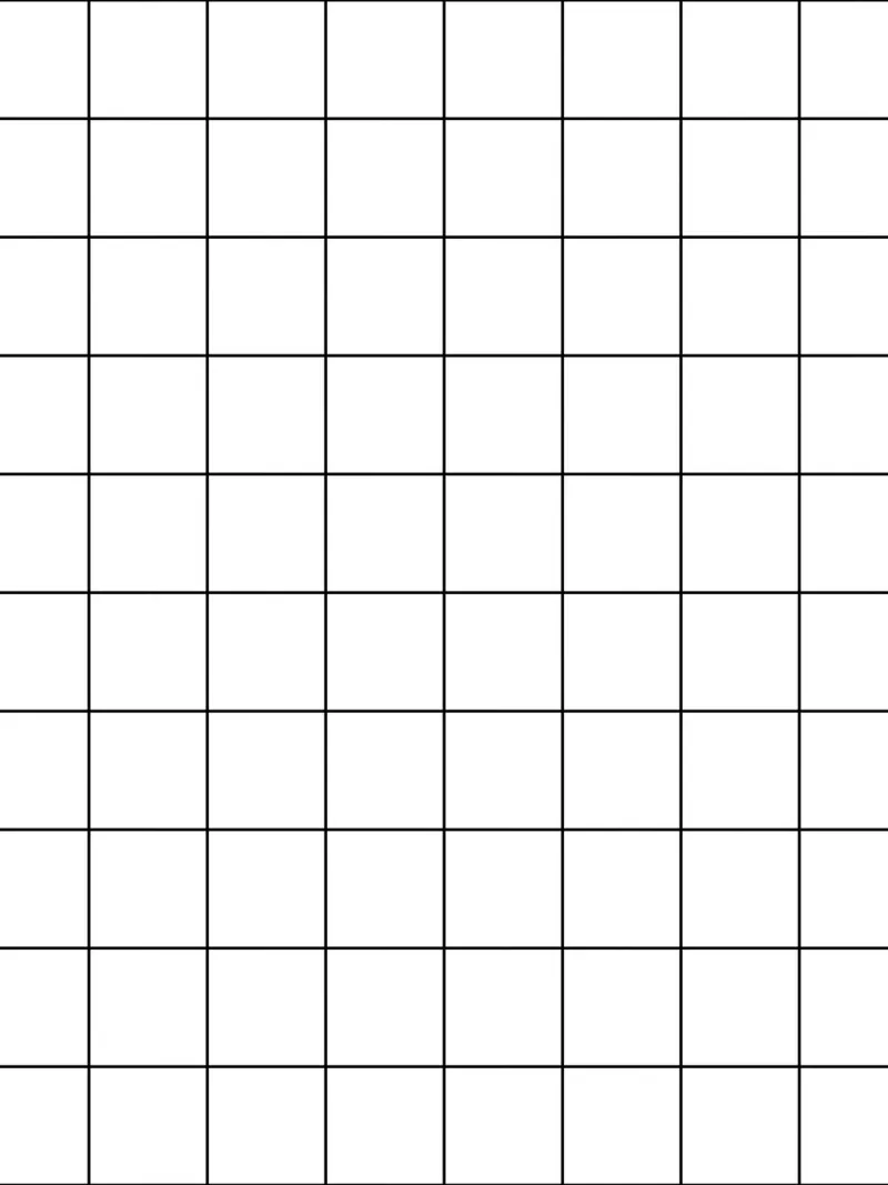 Minimal Basic Classic Grande Griglia | Bianco e Nero carta hahnemühle da Beauty in Simplicity